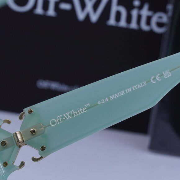 Off-White OERI14D MYSTIC 5364 Square Sunglasses – Sage/Brown - Picture 7 of 10